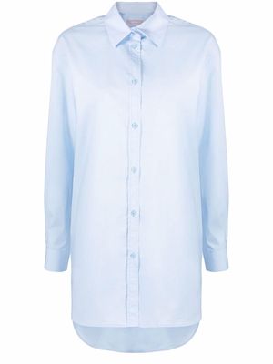12 STOREEZ button-up cotton shirt - Blue
