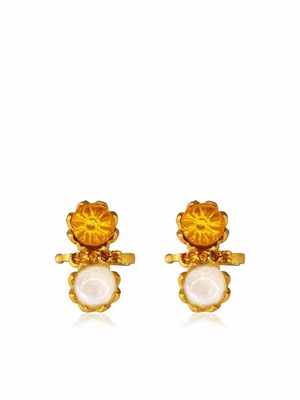 AKANSHA SETHI Roshni huggie earrings - Gold