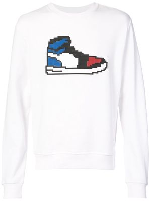 Mostly Heard Rarely Seen 8-Bit Americano sneaker sweatshirt - White