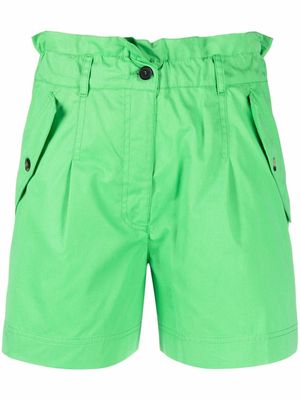 Kenzo high-waisted cargo shorts - Green