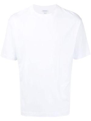 Sunspel crew-neck fitted T-shirt - White