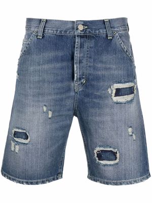 DONDUP straight-leg denim shorts - Blue