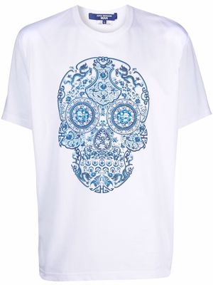 Junya Watanabe MAN skull-print T-shirt - White