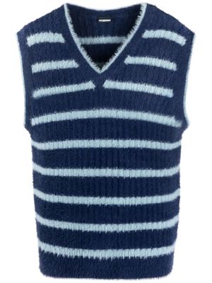 Jacquemus Le gilet Neve knit vest - Blue