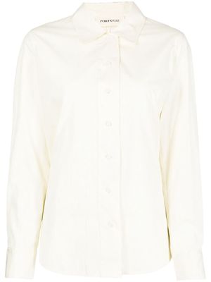 PortsPURE long-sleeve cotton shirt - Yellow