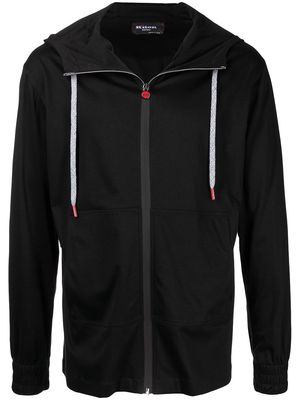 Kiton drawstring hooded sweatshirt - Black