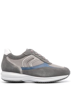 Geox panelled low top sneakers - Grey