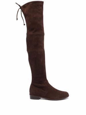 Stuart Weitzman Lowland 40mm thigh-high boots - Brown