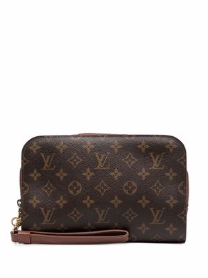 Louis Vuitton 2010 pre-owned monogram Orsay clutch - Brown