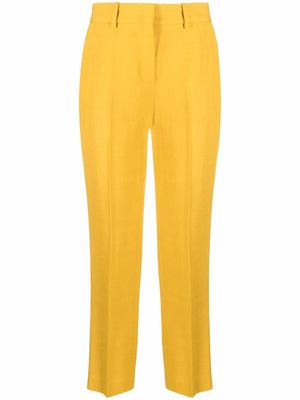 Ermanno Scervino pressed-crease tailored trousers - Yellow
