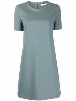 Harris Wharf London round neck short-sleeved T-shirt dress - Blue