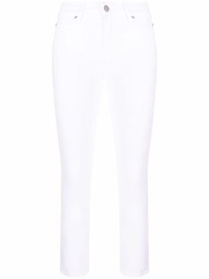 7 For All Mankind Roxanne cropped skinny jeans - White