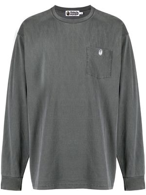 A BATHING APE® pocket cotton T-Shirt - Grey