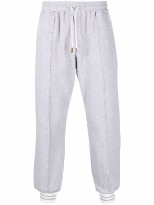 Eleventy drawstring straight-leg sweatpants - Grey