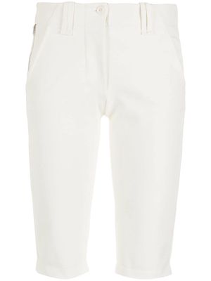 Gloria Coelho knee-length bermuda shorts - White