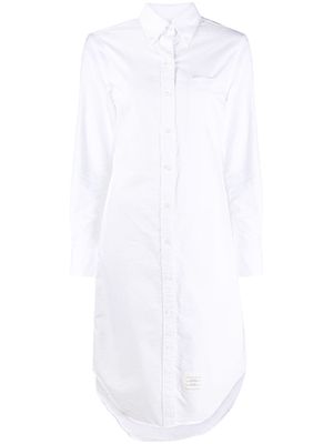 Thom Browne knee-length shirt dress - White