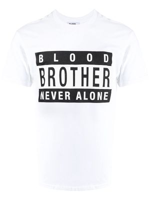 Blood Brother logo-print T-shirt - White