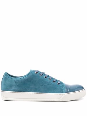 LANVIN round-toe lace-up sneakers - Blue