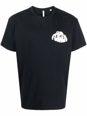 Sunflower Base Wave Logo T-shirt - Black