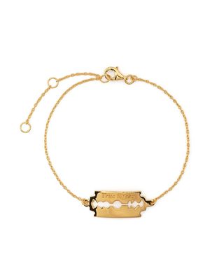 True Rocks razor charm bracelet - Gold