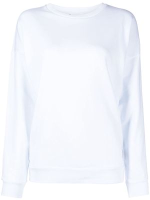 Armani Exchange long-sleeve cotton sweatshirt - White