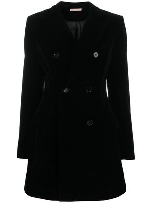 12 STOREEZ velvet blazer dress - Black