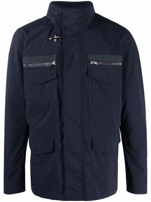 Fay zipped hooded jacket - Blue