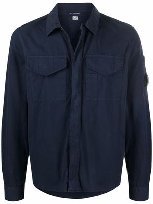 C.P. Company button-down fitted shirt - Blue