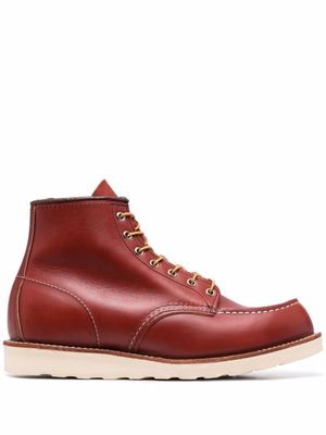 Red Wing Shoes lace-up leather boots - Brown