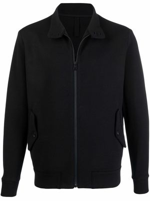 Harris Wharf London zipped-up bomber jacket - Black