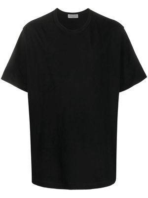 Yohji Yamamoto short-sleeve cotton T-shirt - Black