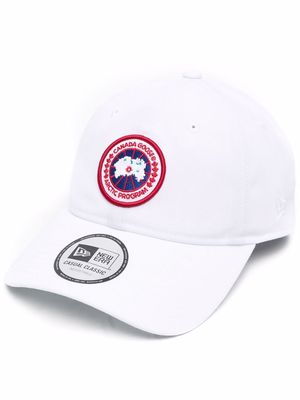 Canada Goose Arctic Disc patch baseball cap - White