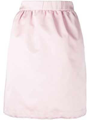 Nº21 high-waisted rear-zip skirt - Pink