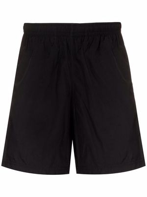 Alexander McQueen logo-tape swim shorts - Black