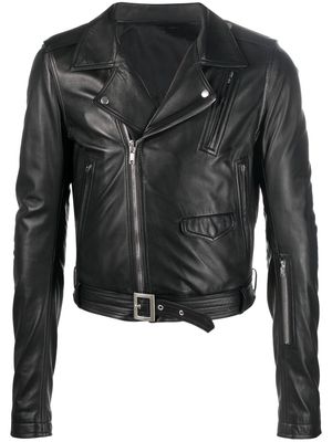 Rick Owens Lukes Stooges biker jacket - Black