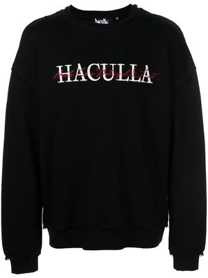 Haculla Haculla embroidered sweatshirt - Black