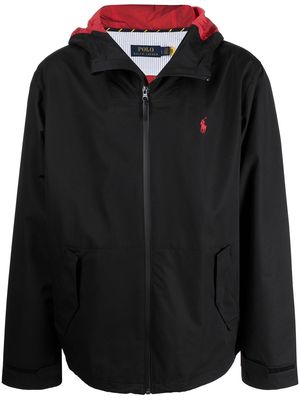 Polo Ralph Lauren hooded water-resistant jacket - Black