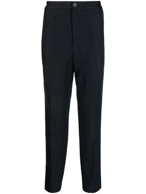 Armani Exchange high-rise tapered trousers - Blue