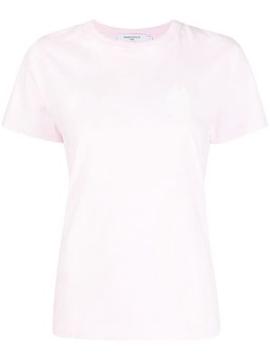 Maison Kitsuné logo-print T-shirt - Pink