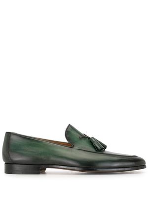 Magnanni tasseled leather loafers - Green
