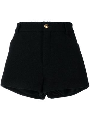 Saint Laurent high-waisted mini shorts - Black