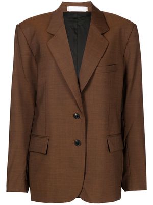 Litkovskaya colour-block oversized blazer - Brown