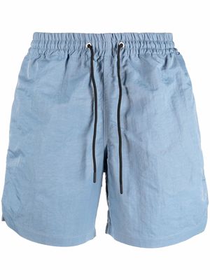 Sunflower Mike drawstring-waist deck shorts - Blue