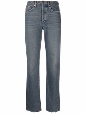 3x1 straight-leg cotton-blend jeans - Blue
