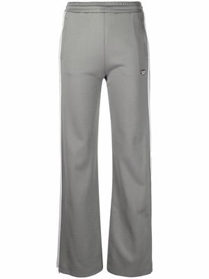 Diesel colour-block side-zip track trousers - Grey