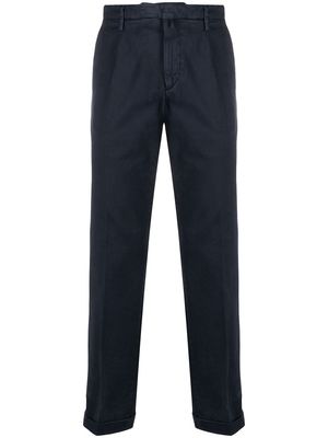 Briglia 1949 pleated straight-leg trousers - Blue