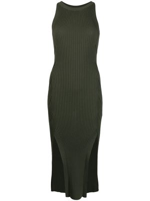 Dion Lee Tidal Cable midi dress - Green