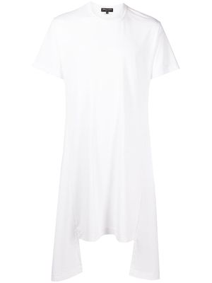 Comme Des Garçons Homme Plus asymmetric oversized T-shirt - White