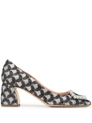 Rupert Sanderson Fanfare square toe pumps - Silver