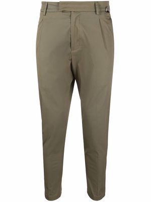 Low Brand cropped tapered trousers - Green
